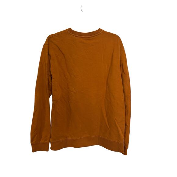 Scotch & Soda Sweatshirt Mens Large Amsterdams Blauw Pullover Burnt Orange Knit - Picture 2 of 5